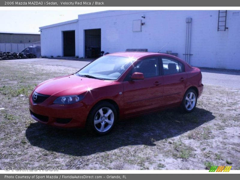 Velocity Red Mica / Black 2006 Mazda MAZDA3 i Sedan