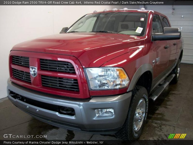 Inferno Red Crystal Pearl / Dark Slate/Medium Graystone 2010 Dodge Ram 2500 TRX4-Off Road Crew Cab 4x4