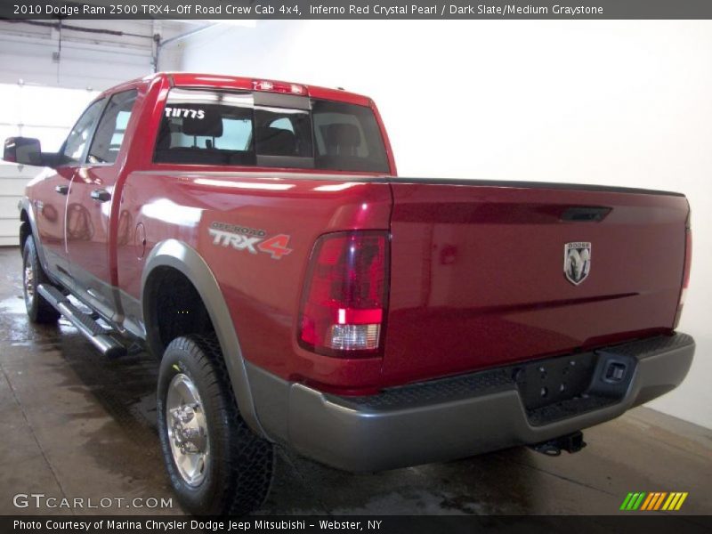 Inferno Red Crystal Pearl / Dark Slate/Medium Graystone 2010 Dodge Ram 2500 TRX4-Off Road Crew Cab 4x4