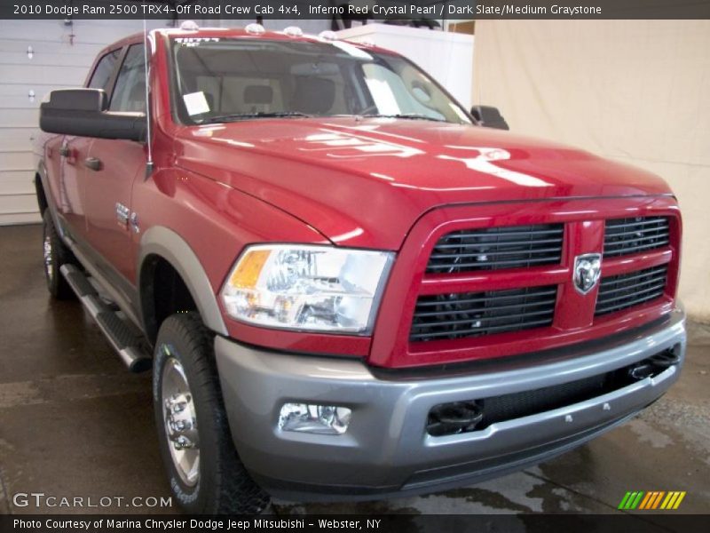 Inferno Red Crystal Pearl / Dark Slate/Medium Graystone 2010 Dodge Ram 2500 TRX4-Off Road Crew Cab 4x4