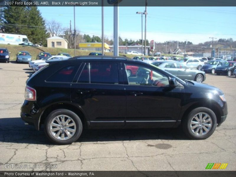 Black / Medium Light Stone 2007 Ford Edge SEL AWD