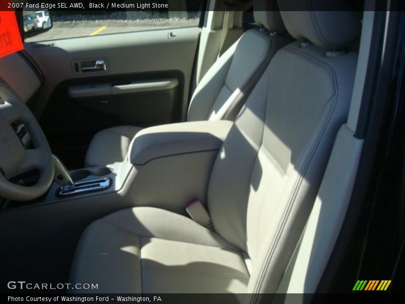 Black / Medium Light Stone 2007 Ford Edge SEL AWD