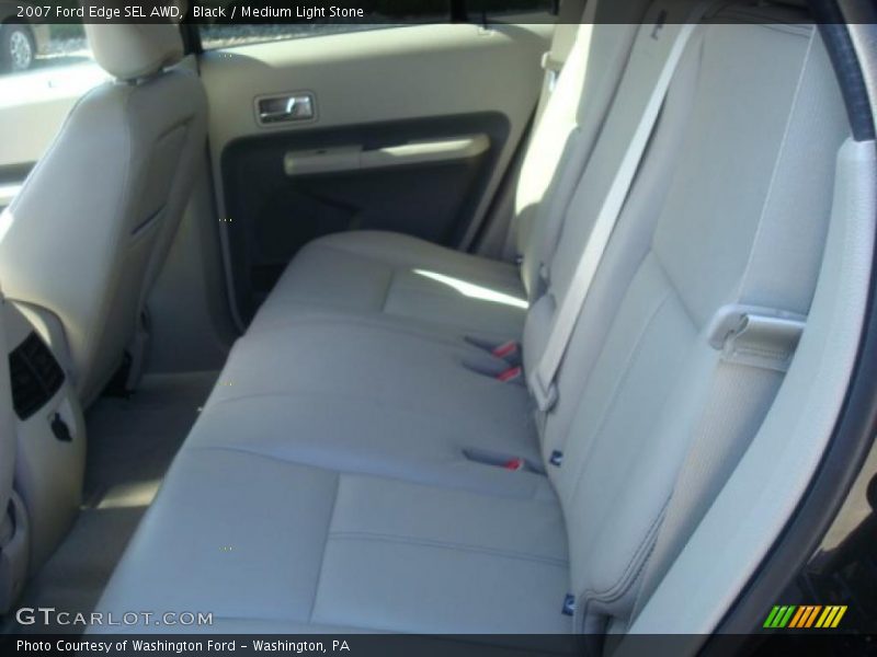 Black / Medium Light Stone 2007 Ford Edge SEL AWD