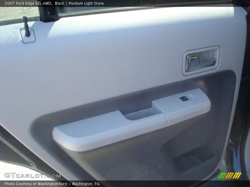 Black / Medium Light Stone 2007 Ford Edge SEL AWD