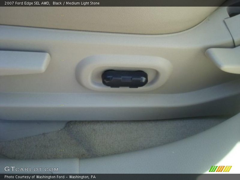 Black / Medium Light Stone 2007 Ford Edge SEL AWD