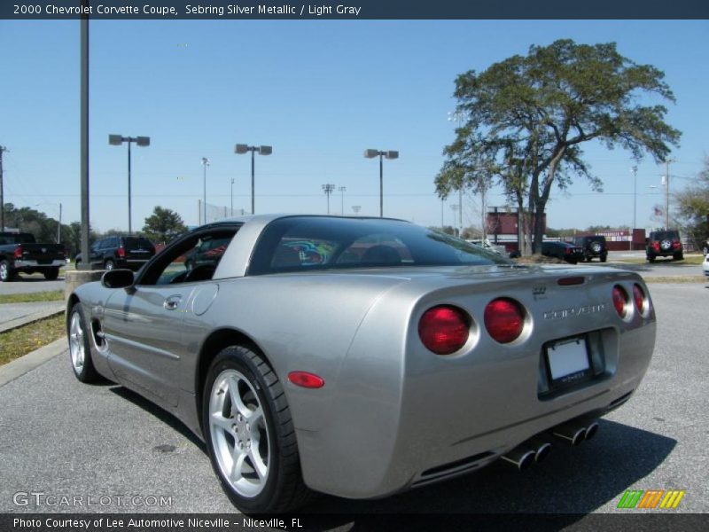 Sebring Silver Metallic / Light Gray 2000 Chevrolet Corvette Coupe