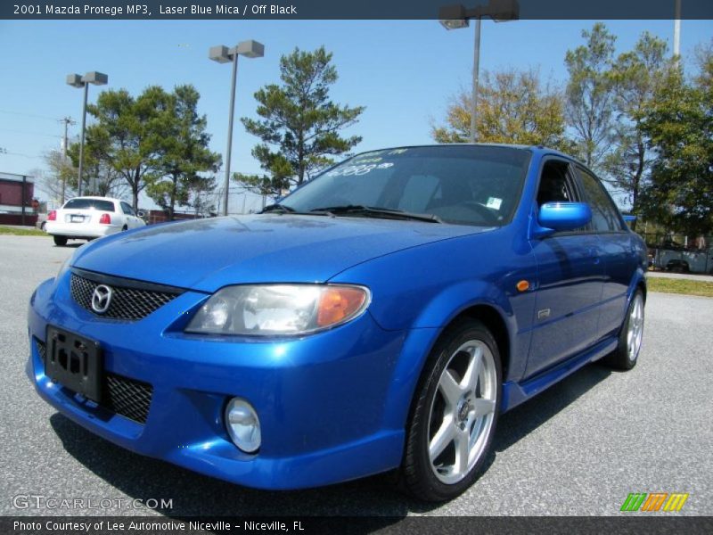 Laser Blue Mica / Off Black 2001 Mazda Protege MP3