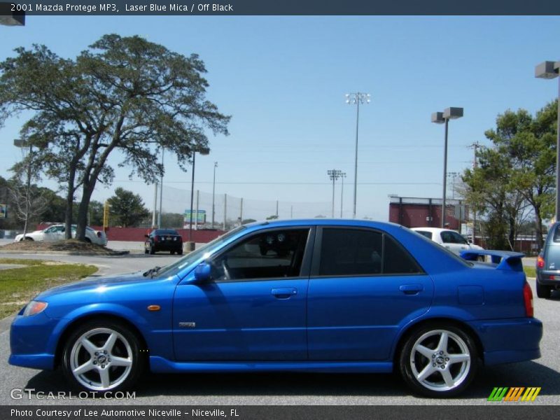 Laser Blue Mica / Off Black 2001 Mazda Protege MP3