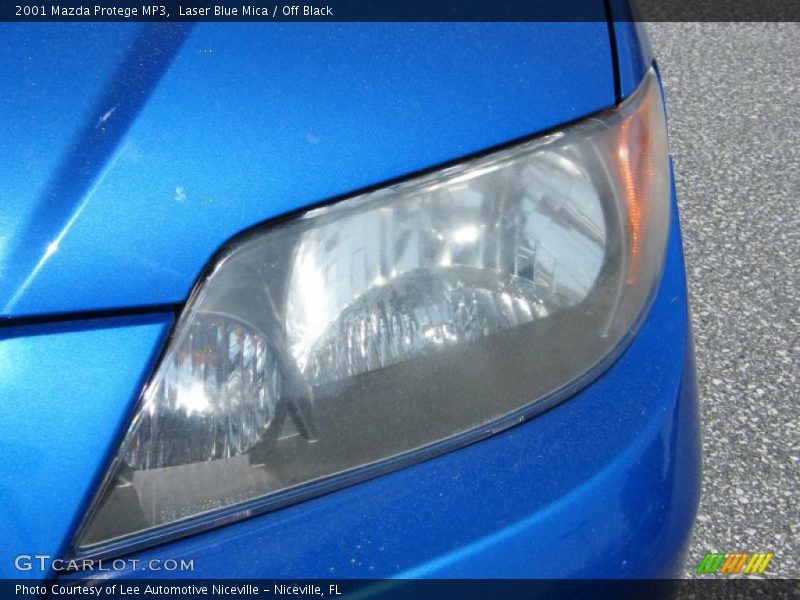 Laser Blue Mica / Off Black 2001 Mazda Protege MP3