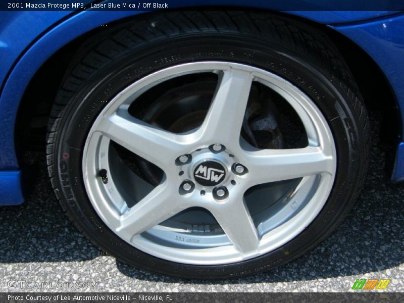 Laser Blue Mica / Off Black 2001 Mazda Protege MP3