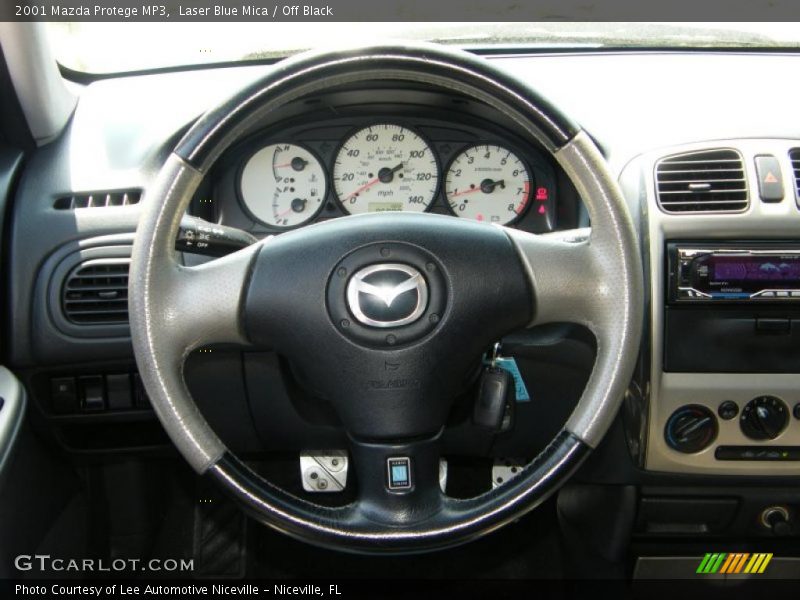 Laser Blue Mica / Off Black 2001 Mazda Protege MP3