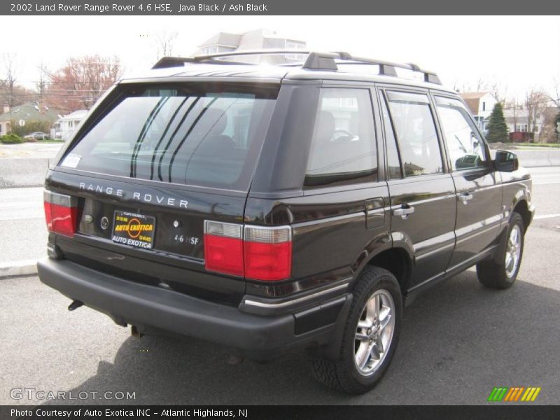 Java Black / Ash Black 2002 Land Rover Range Rover 4.6 HSE