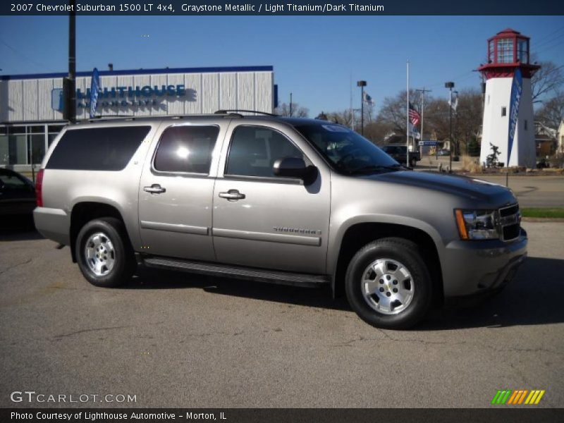 Graystone Metallic / Light Titanium/Dark Titanium 2007 Chevrolet Suburban 1500 LT 4x4