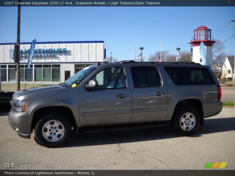 Graystone Metallic / Light Titanium/Dark Titanium 2007 Chevrolet Suburban 1500 LT 4x4