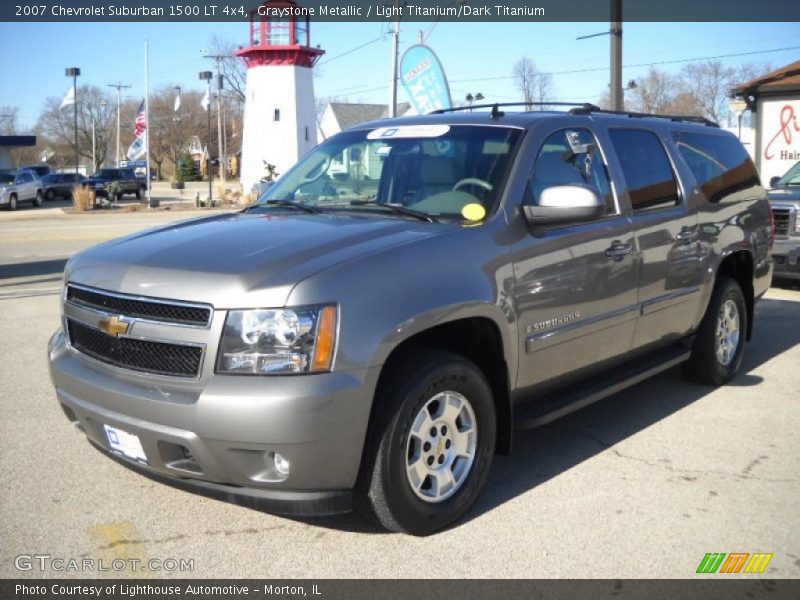 Graystone Metallic / Light Titanium/Dark Titanium 2007 Chevrolet Suburban 1500 LT 4x4