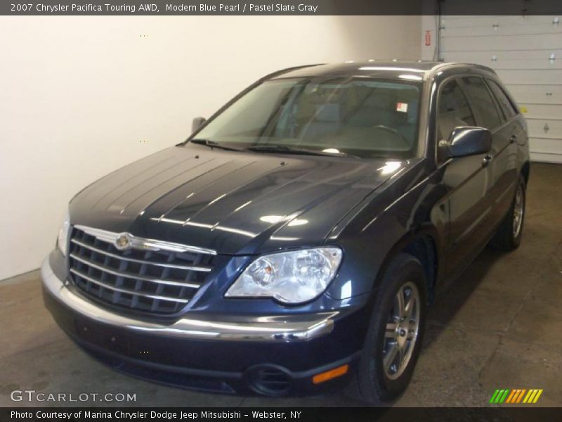 Modern Blue Pearl / Pastel Slate Gray 2007 Chrysler Pacifica Touring AWD