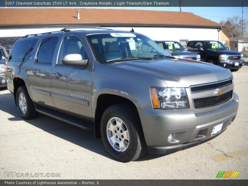 Graystone Metallic / Light Titanium/Dark Titanium 2007 Chevrolet Suburban 1500 LT 4x4