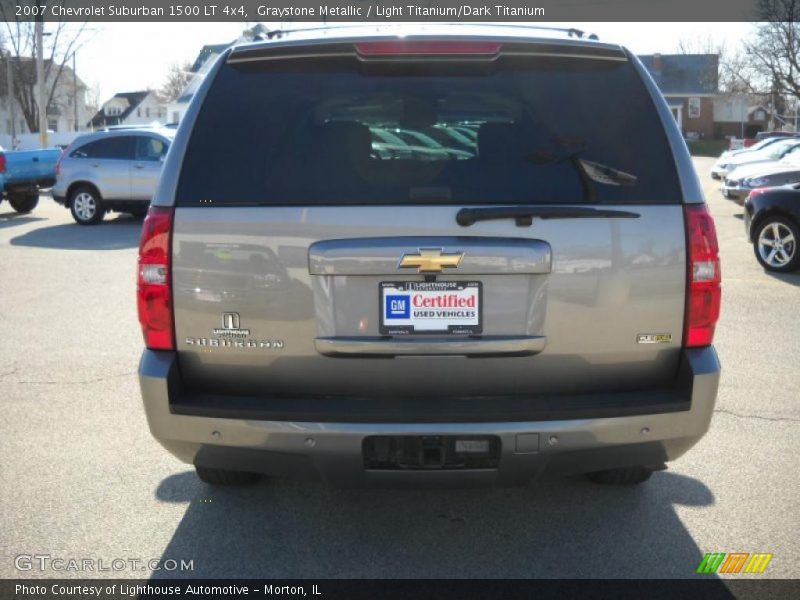 Graystone Metallic / Light Titanium/Dark Titanium 2007 Chevrolet Suburban 1500 LT 4x4