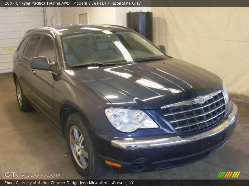 Modern Blue Pearl / Pastel Slate Gray 2007 Chrysler Pacifica Touring AWD