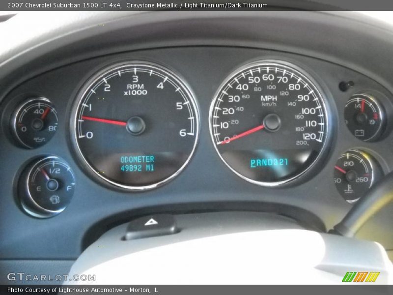 Graystone Metallic / Light Titanium/Dark Titanium 2007 Chevrolet Suburban 1500 LT 4x4