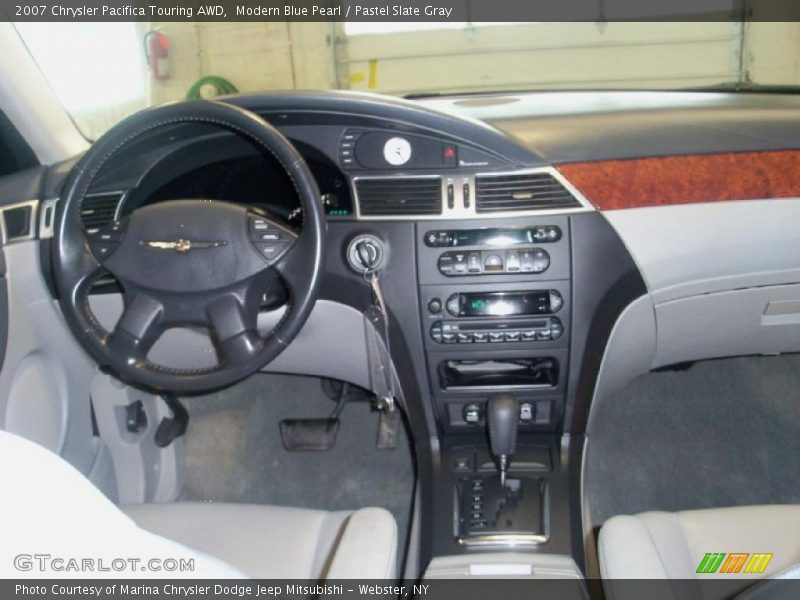 Modern Blue Pearl / Pastel Slate Gray 2007 Chrysler Pacifica Touring AWD