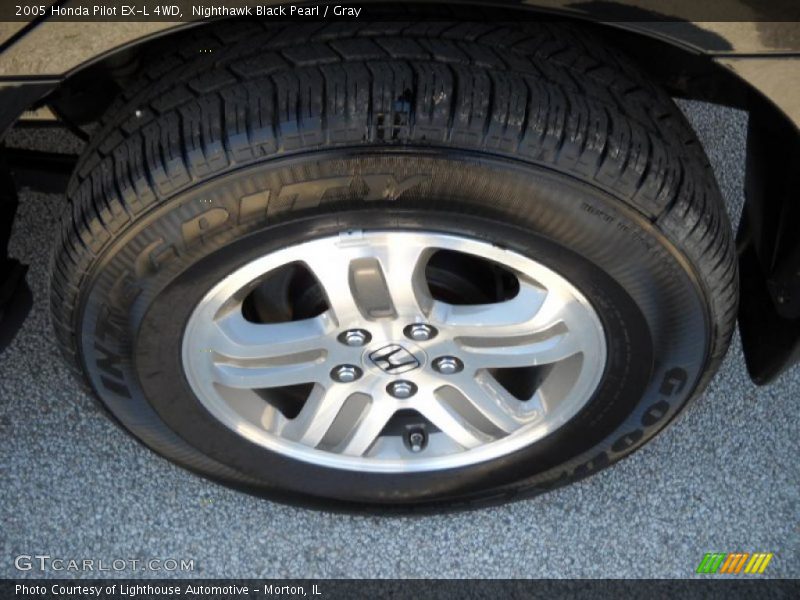 Nighthawk Black Pearl / Gray 2005 Honda Pilot EX-L 4WD