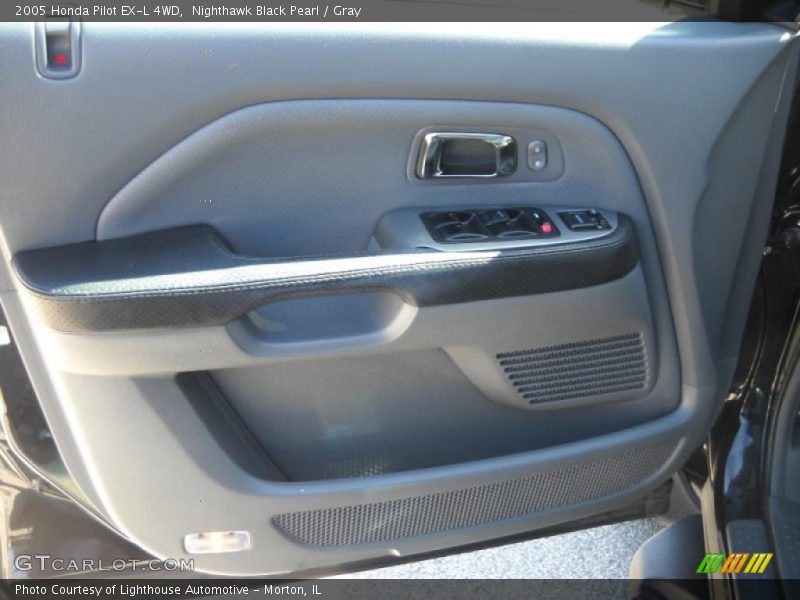 Nighthawk Black Pearl / Gray 2005 Honda Pilot EX-L 4WD