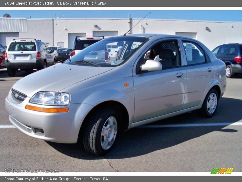 Galaxy Silver Metallic / Gray 2004 Chevrolet Aveo Sedan