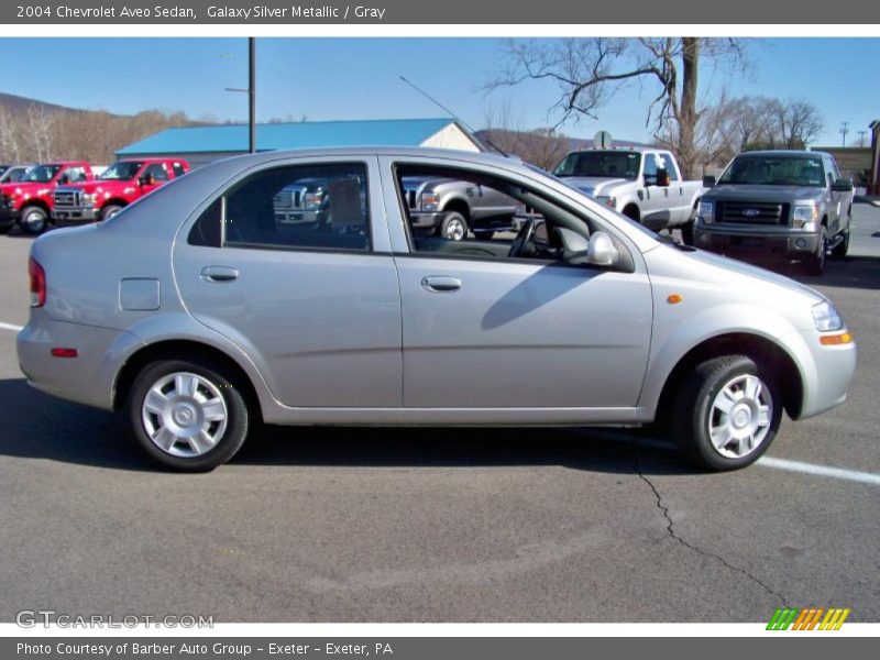 Galaxy Silver Metallic / Gray 2004 Chevrolet Aveo Sedan