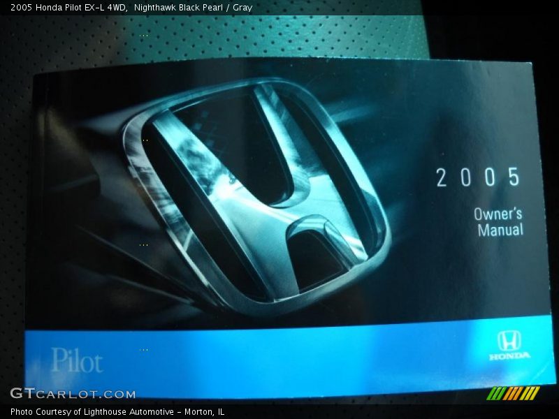 Nighthawk Black Pearl / Gray 2005 Honda Pilot EX-L 4WD