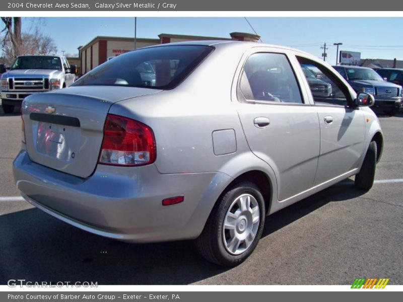 Galaxy Silver Metallic / Gray 2004 Chevrolet Aveo Sedan