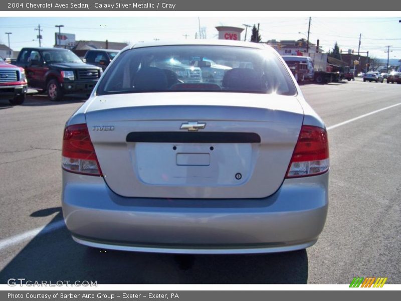 Galaxy Silver Metallic / Gray 2004 Chevrolet Aveo Sedan