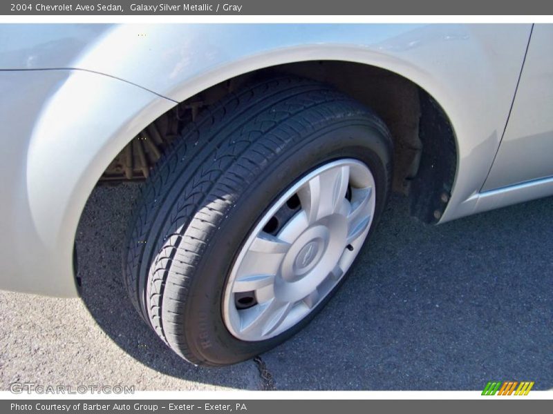 Galaxy Silver Metallic / Gray 2004 Chevrolet Aveo Sedan