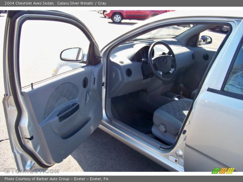 Galaxy Silver Metallic / Gray 2004 Chevrolet Aveo Sedan