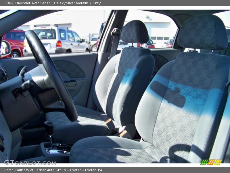 Galaxy Silver Metallic / Gray 2004 Chevrolet Aveo Sedan