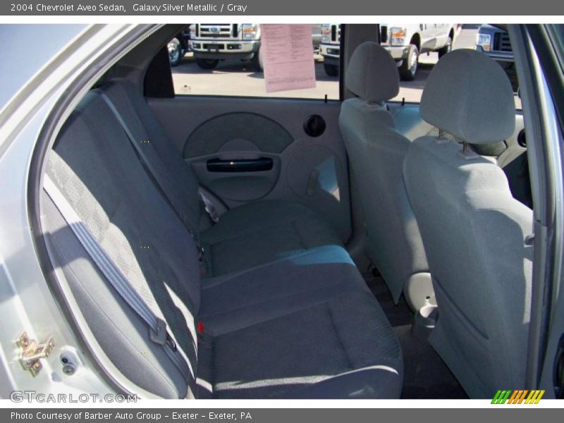 Galaxy Silver Metallic / Gray 2004 Chevrolet Aveo Sedan