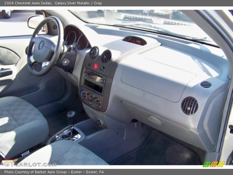 Galaxy Silver Metallic / Gray 2004 Chevrolet Aveo Sedan