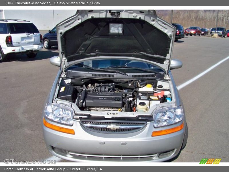 Galaxy Silver Metallic / Gray 2004 Chevrolet Aveo Sedan