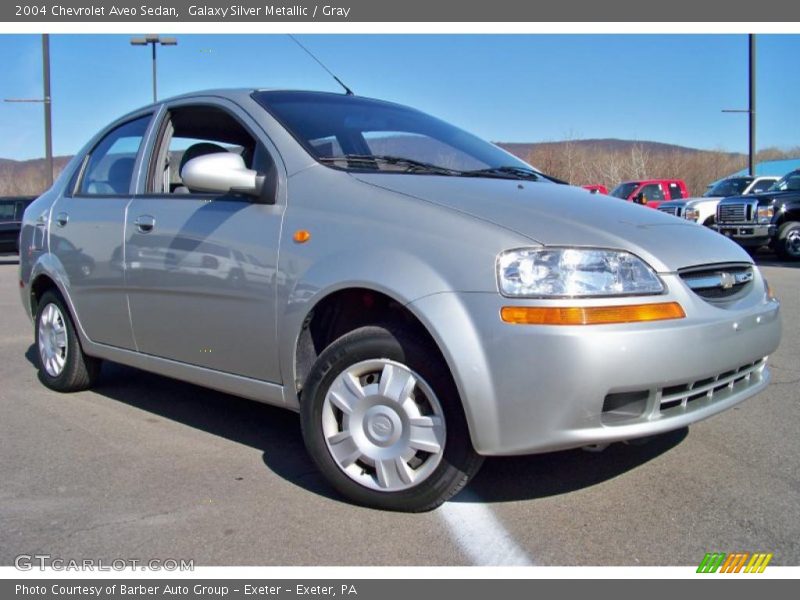 Galaxy Silver Metallic / Gray 2004 Chevrolet Aveo Sedan