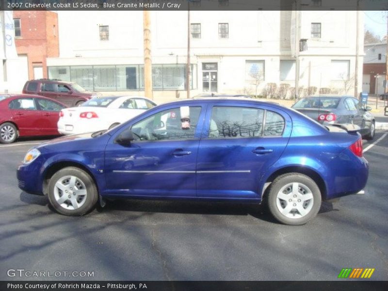 Blue Granite Metallic / Gray 2007 Chevrolet Cobalt LS Sedan