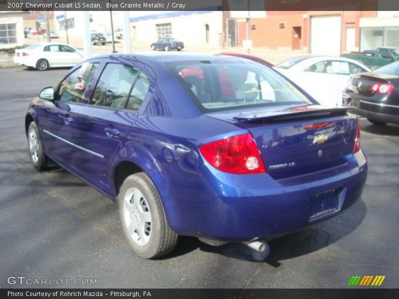 Blue Granite Metallic / Gray 2007 Chevrolet Cobalt LS Sedan