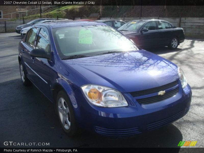 Blue Granite Metallic / Gray 2007 Chevrolet Cobalt LS Sedan