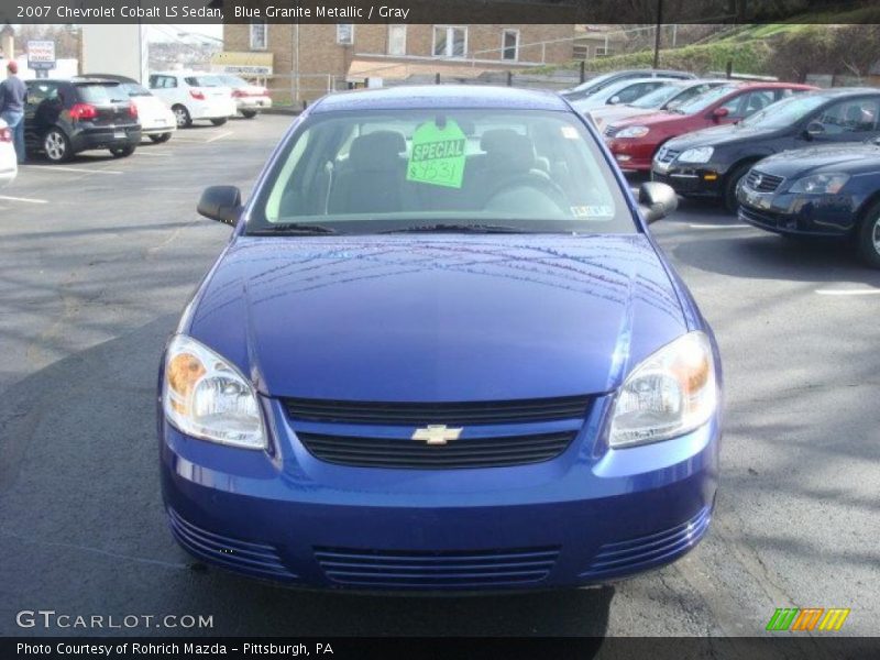 Blue Granite Metallic / Gray 2007 Chevrolet Cobalt LS Sedan