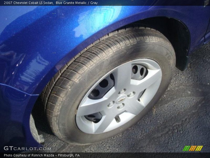 Blue Granite Metallic / Gray 2007 Chevrolet Cobalt LS Sedan