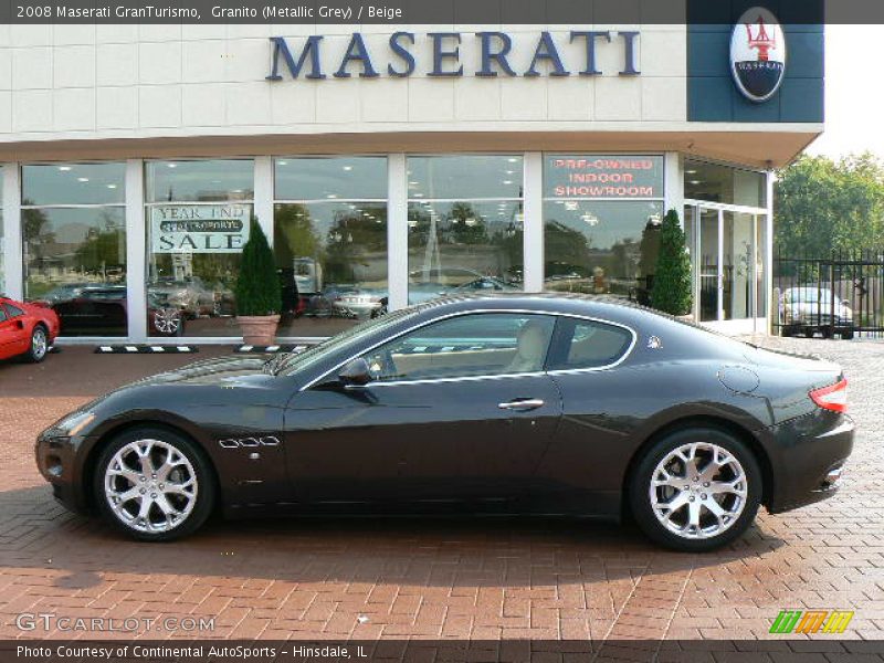 Granito (Metallic Grey) / Beige 2008 Maserati GranTurismo