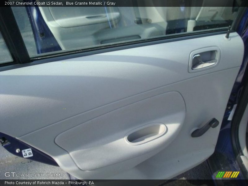 Blue Granite Metallic / Gray 2007 Chevrolet Cobalt LS Sedan