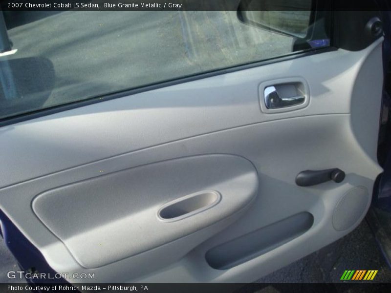 Blue Granite Metallic / Gray 2007 Chevrolet Cobalt LS Sedan