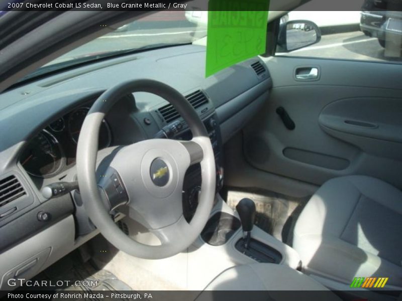 Blue Granite Metallic / Gray 2007 Chevrolet Cobalt LS Sedan