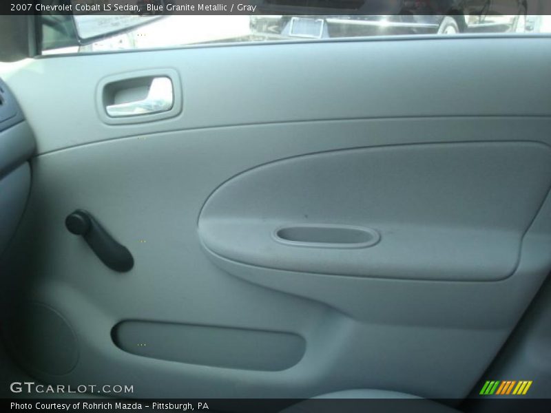 Blue Granite Metallic / Gray 2007 Chevrolet Cobalt LS Sedan