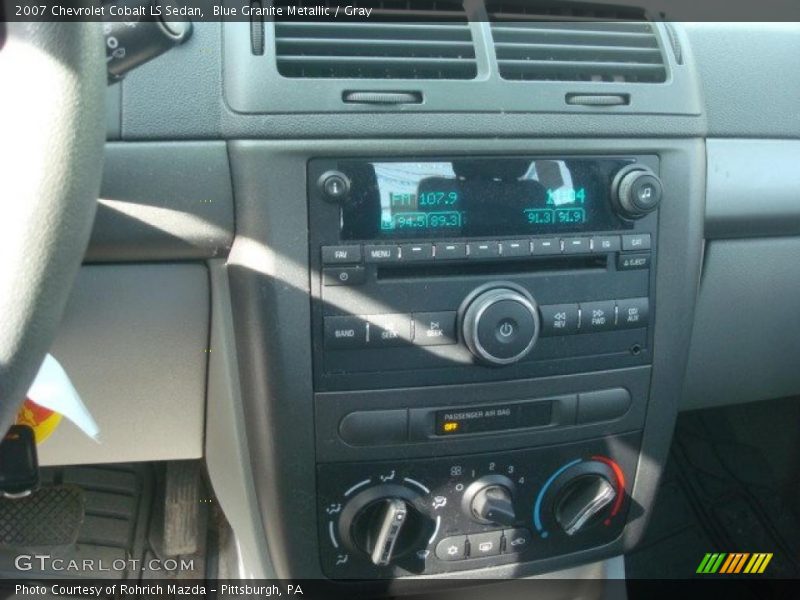 Blue Granite Metallic / Gray 2007 Chevrolet Cobalt LS Sedan